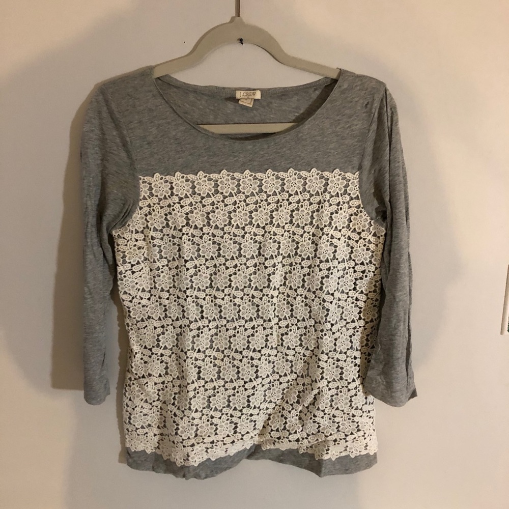 J.Crew 3/4 sleeve shirt